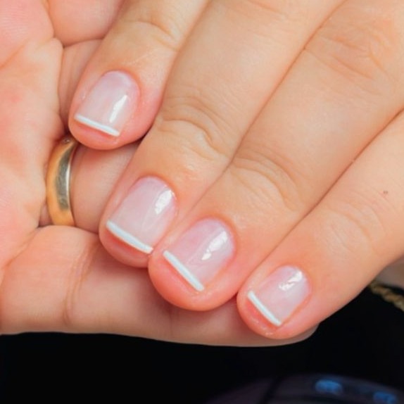 mao simples + esmaltação em gel ️