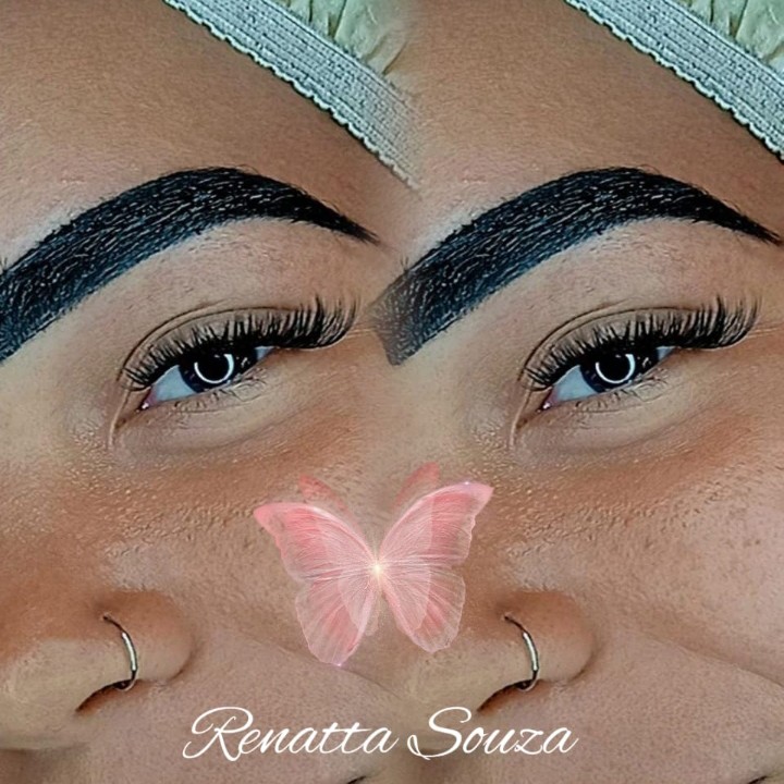 •Combo princesinha (Cílios voluminho + design com Henna)