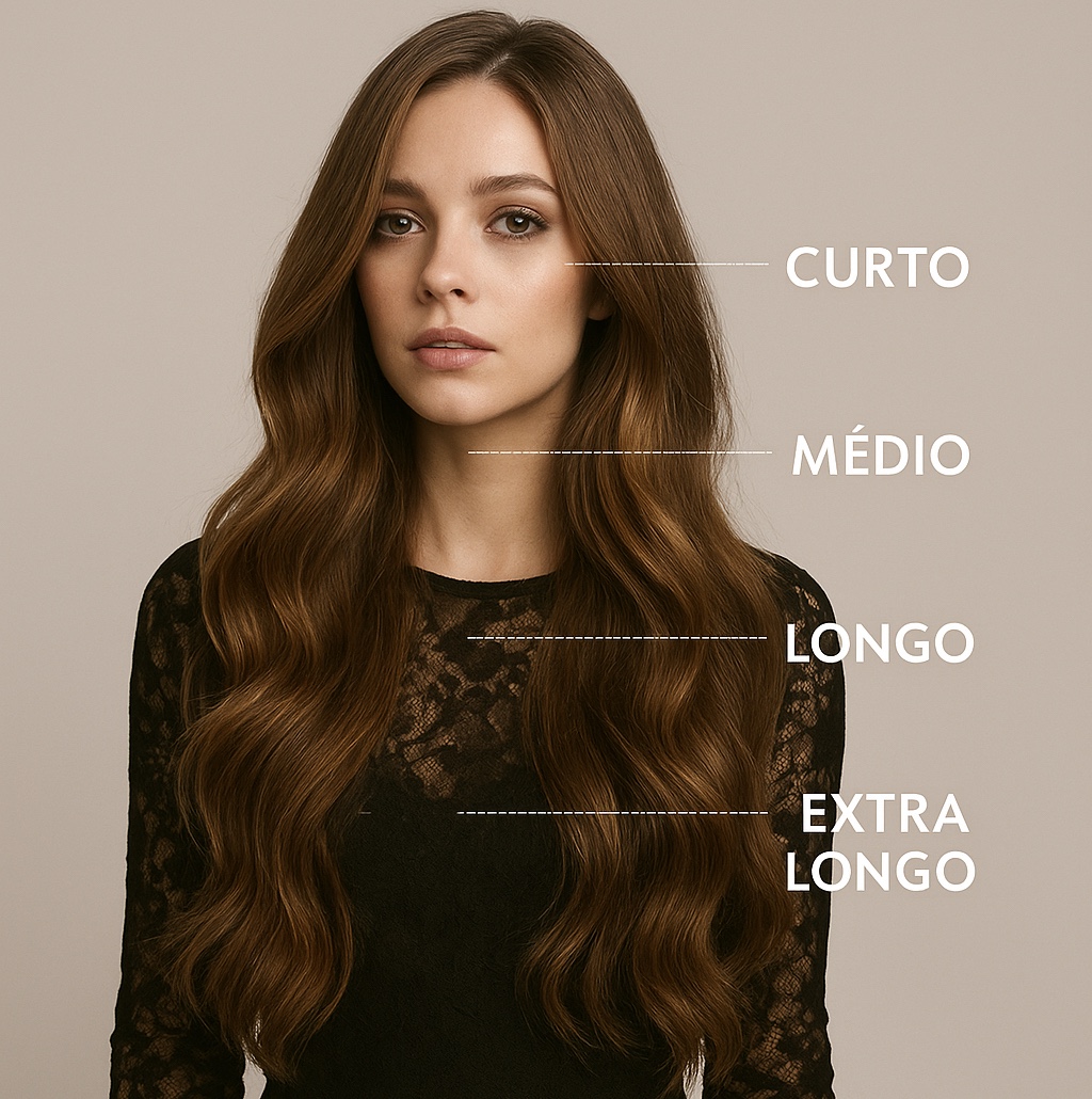 Escova cabelo longo com chapa ou babyliss