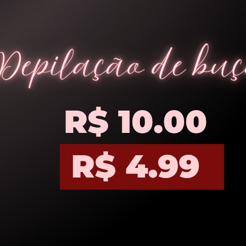 BLACK FRIDAY DEPILAÇÃO BUÇO