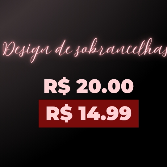 BLACK FRIDAY DESIGN DE SOBRANCELHAS
