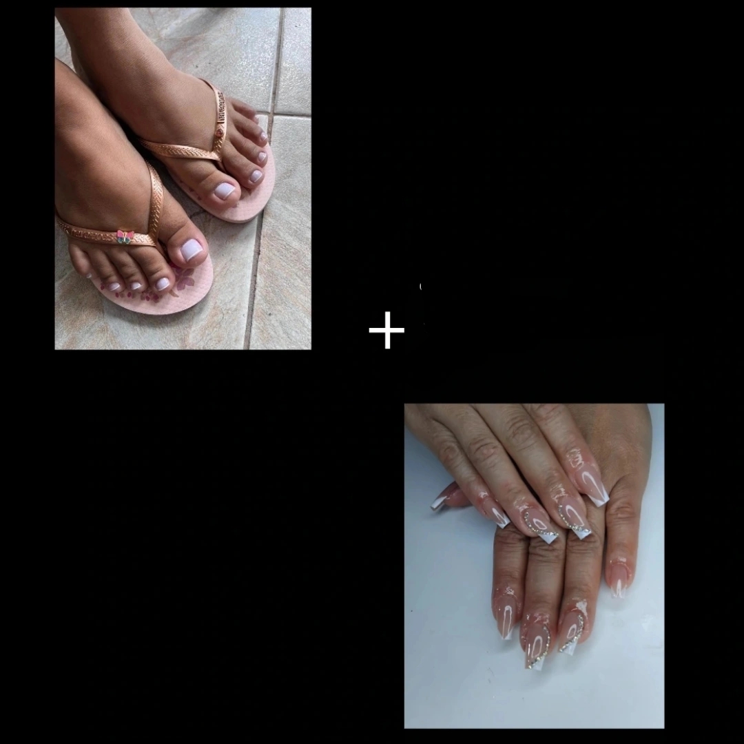 postiça realista + pé