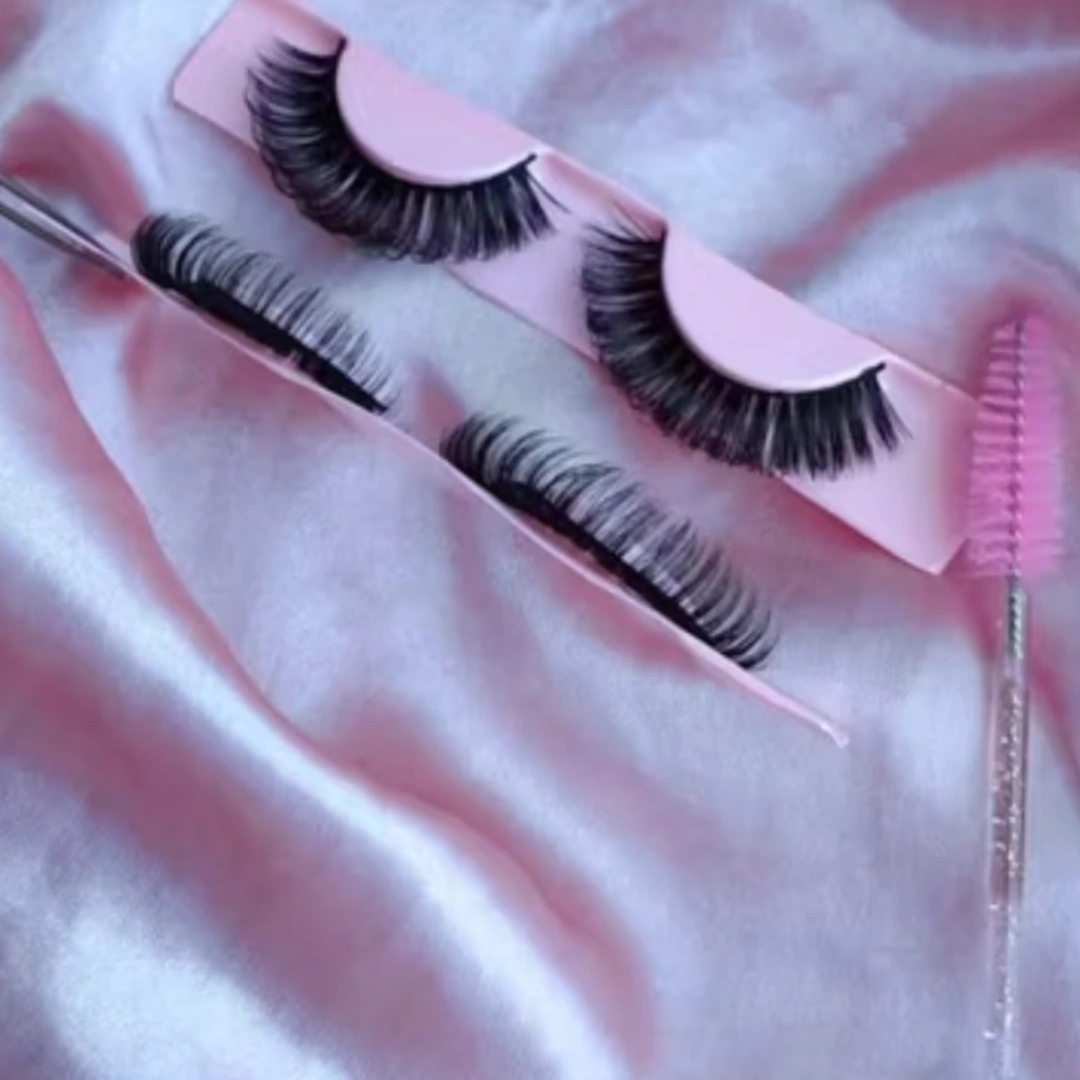 cílios artesanais  com aplicação