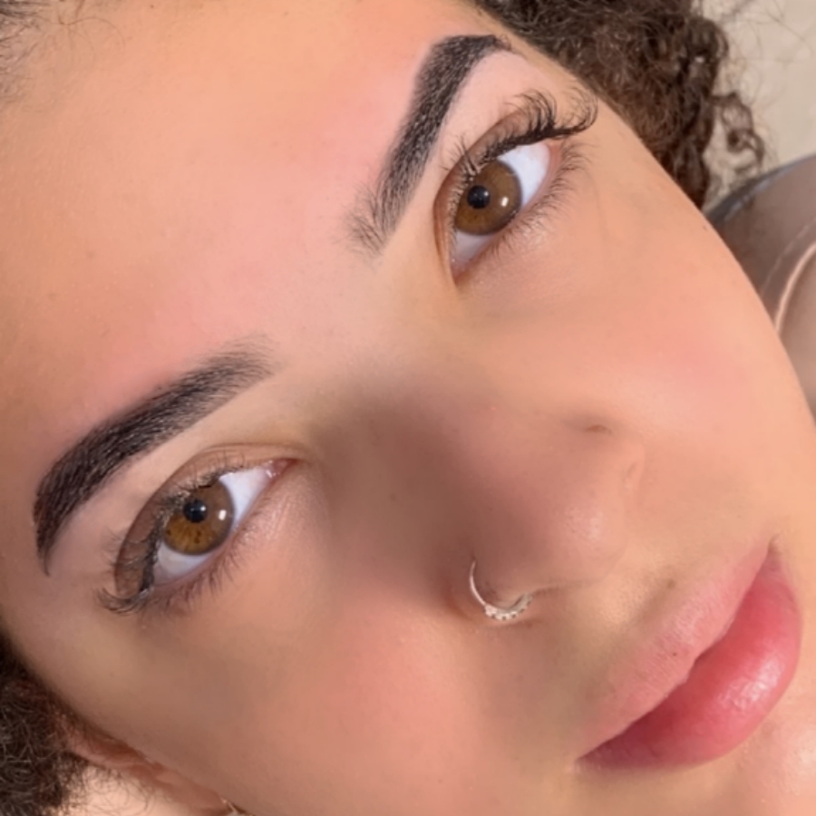 aplicação de henna (sem design)