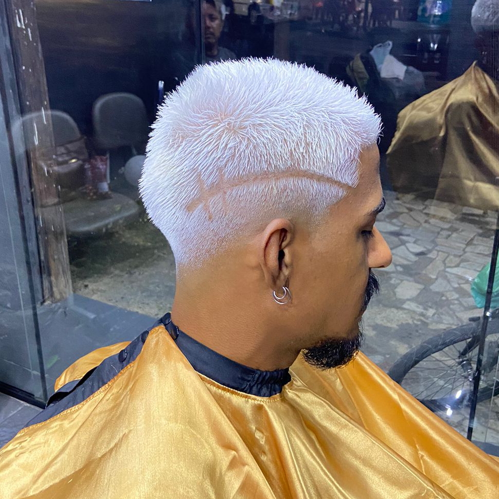 Descoloração "Nevou"