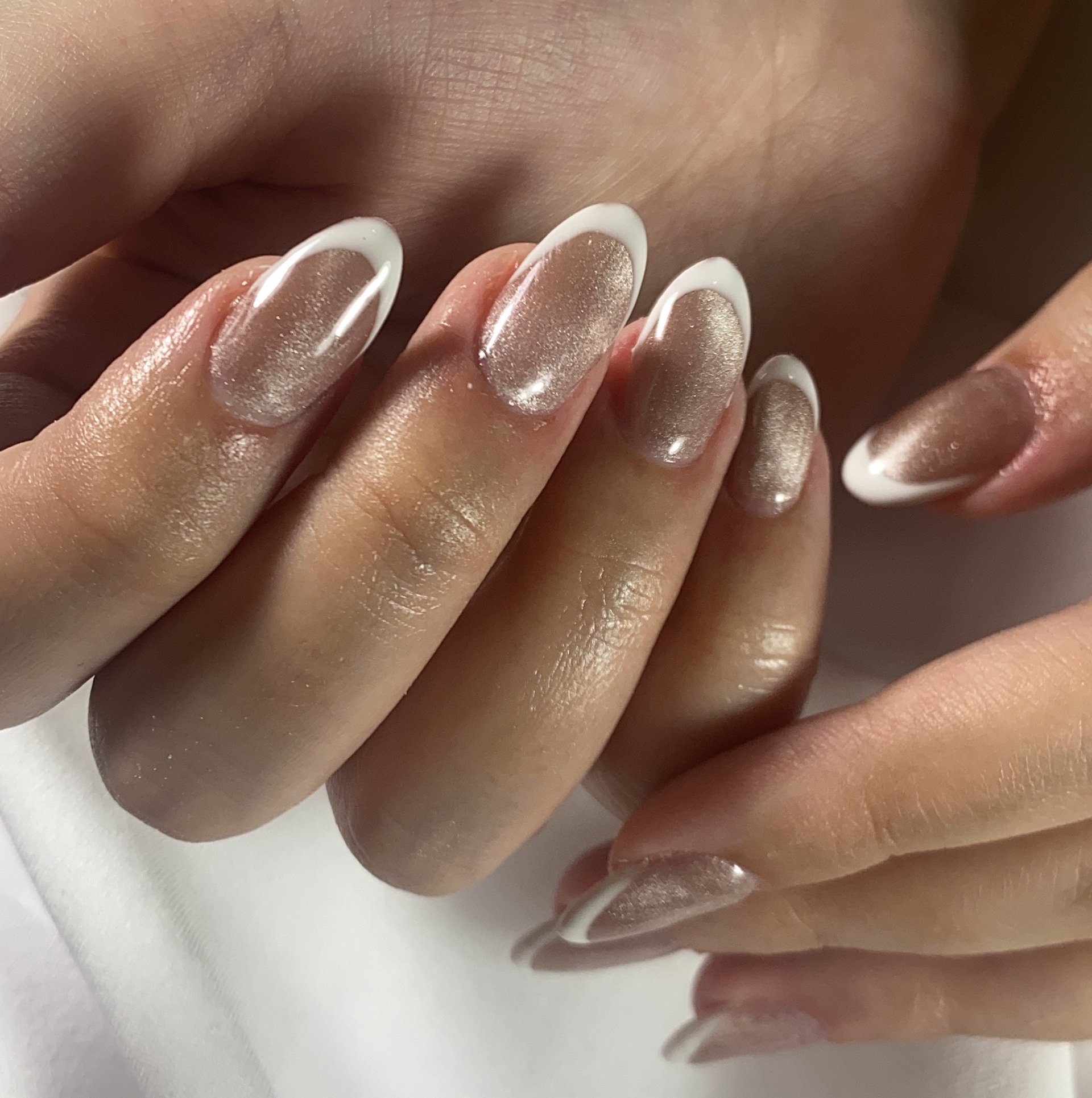 Colocação gel na tips