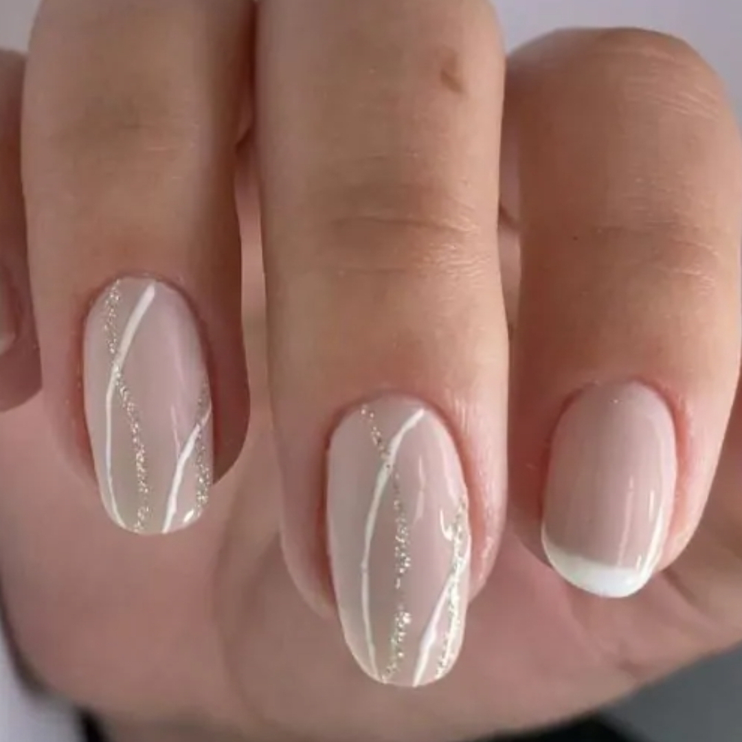 Esmaltação em gel decorada