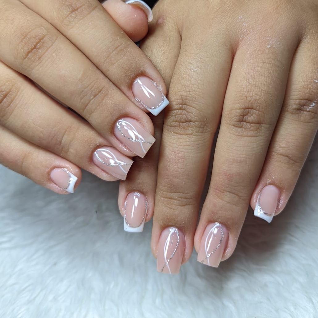 banho de gel/manutenção decorada