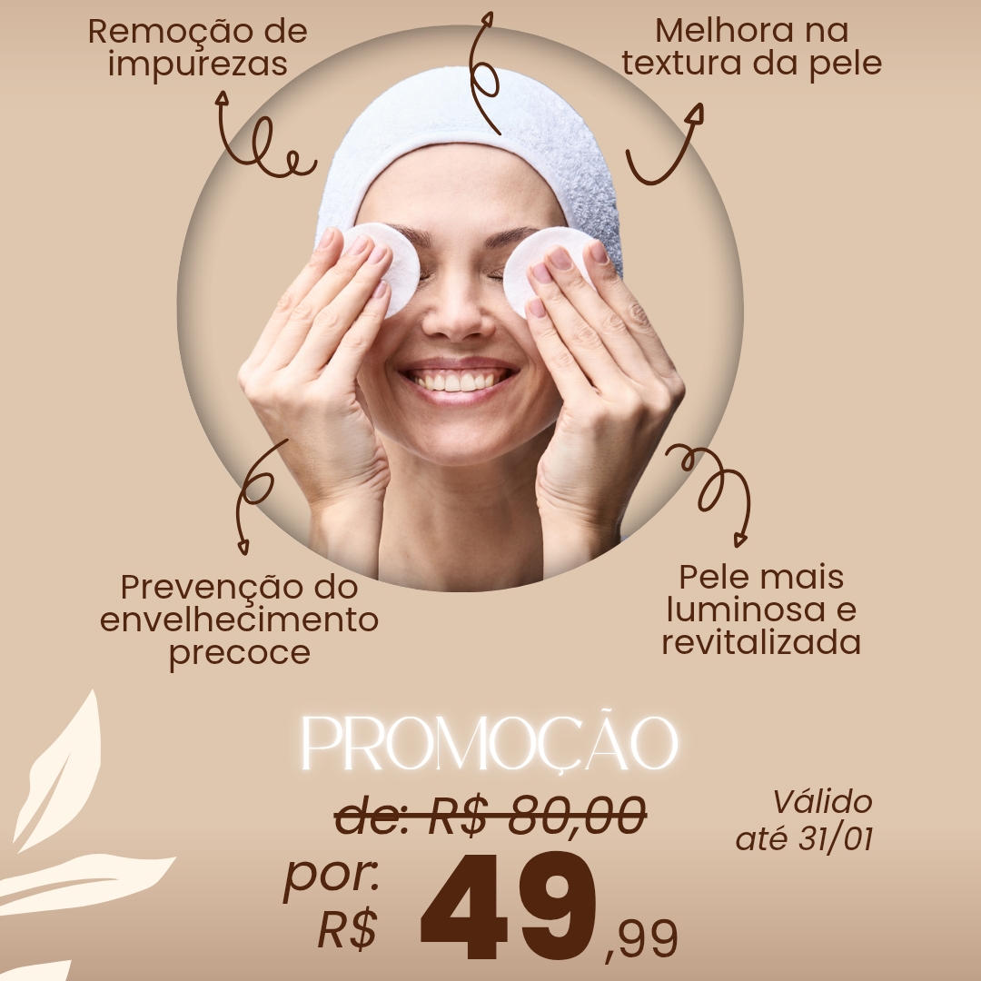 Limpeza de pele Promoção