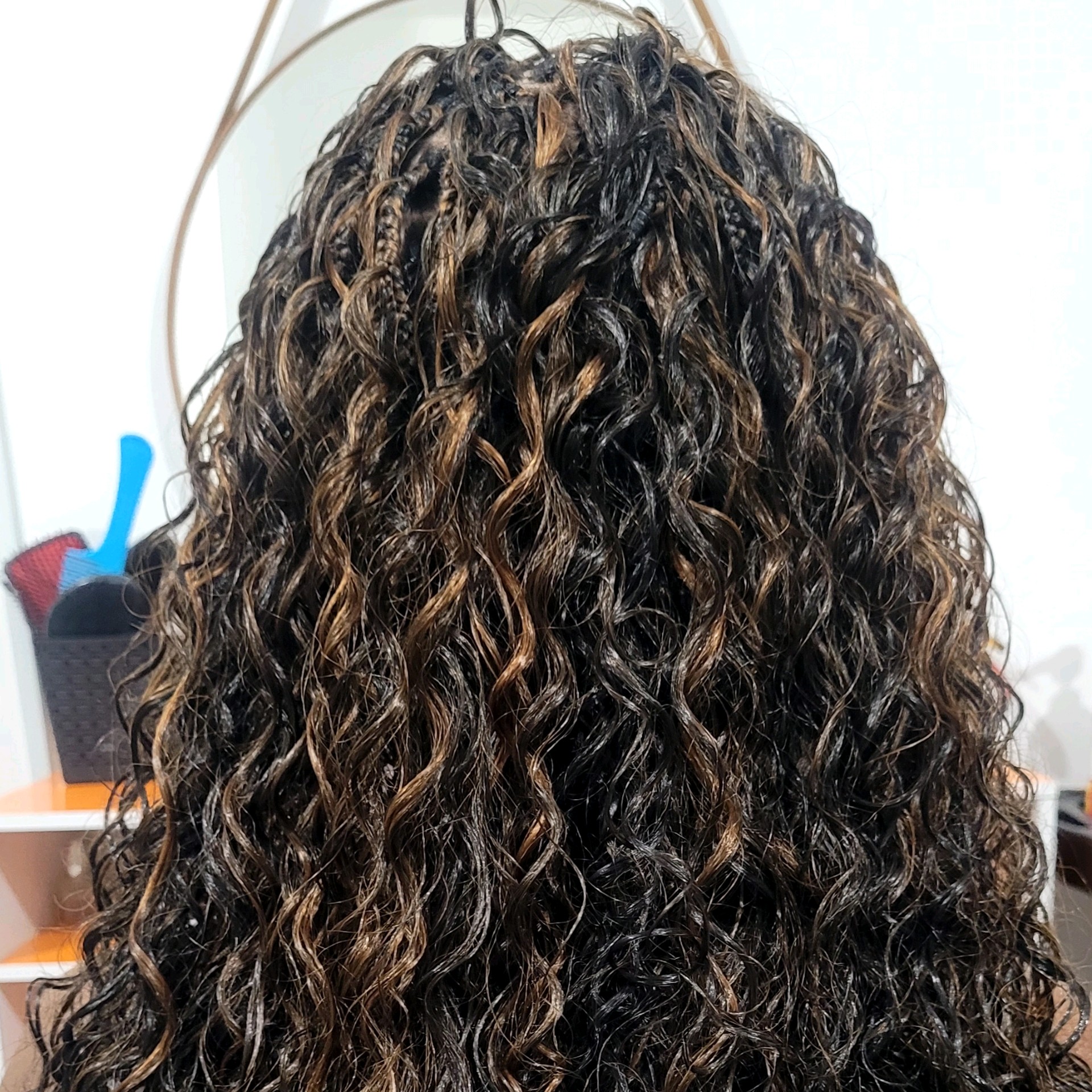 5- Gypsy braids (mega-trança) a partir