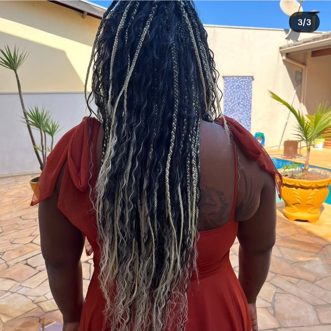 5- Fulany Braids com cachos