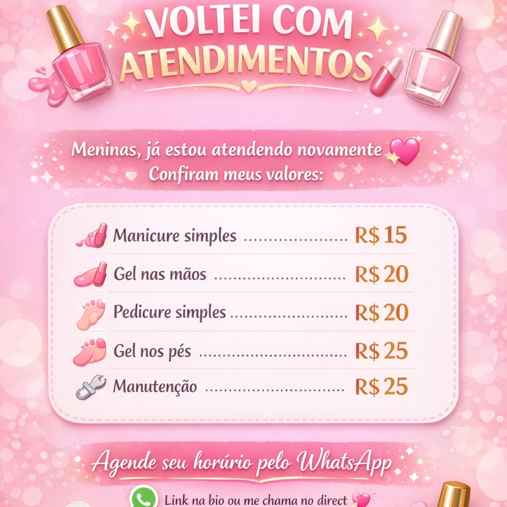 manicure esmaltação em gel na mão