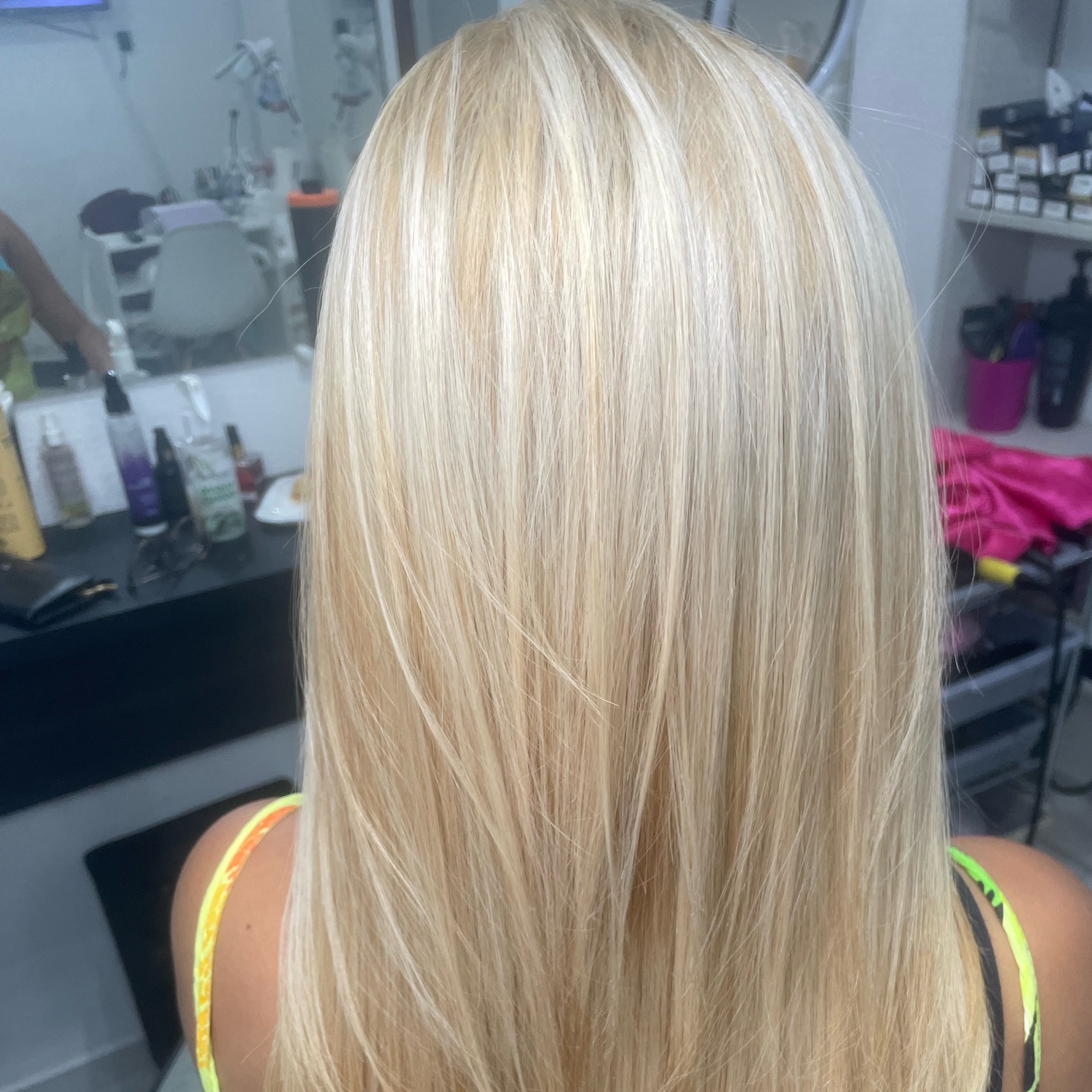 aplicação de coloração