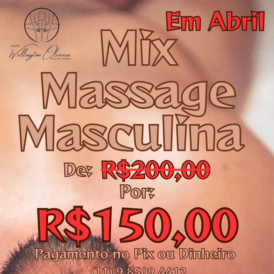 `01 Mix Massage Masculina - PROMOÇÃO ABRIL`