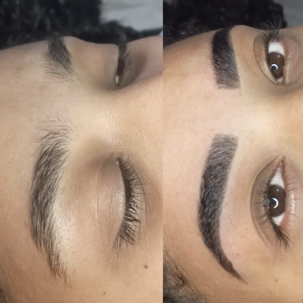 Design de sobrancelhas com henna