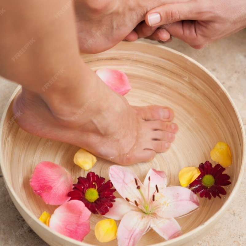 Escalda pés com hidromassagem