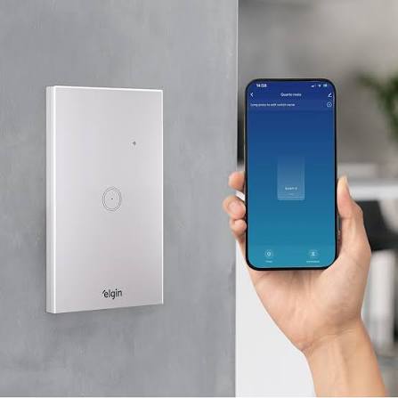 # instalação interruptor inteligente com cabimento