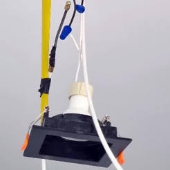 # instalação lâmpadas decloica com cabimento