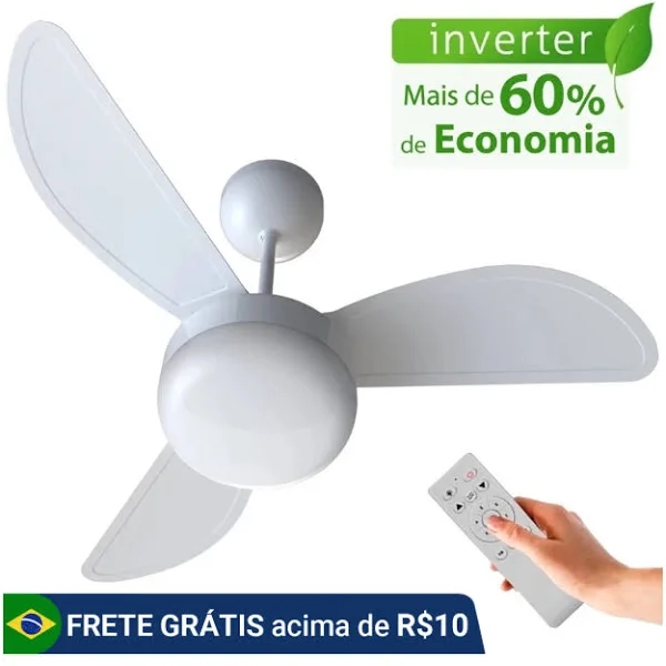 # instalação ventilador de teto de controle
