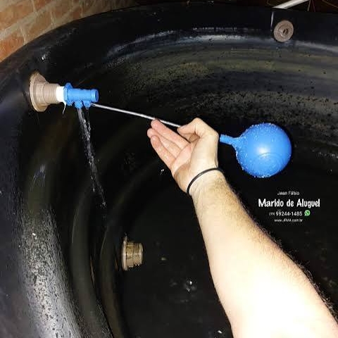 # substituição bóia caixa d'água
