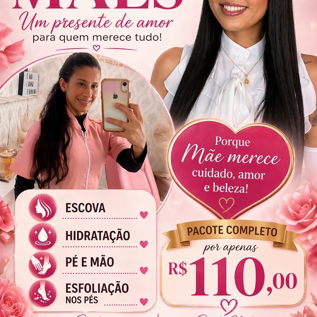 PROMOÇÃO dia das mães até dia 10