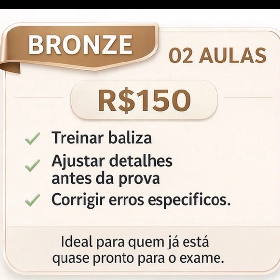 Pacote com desconto 2 aulas