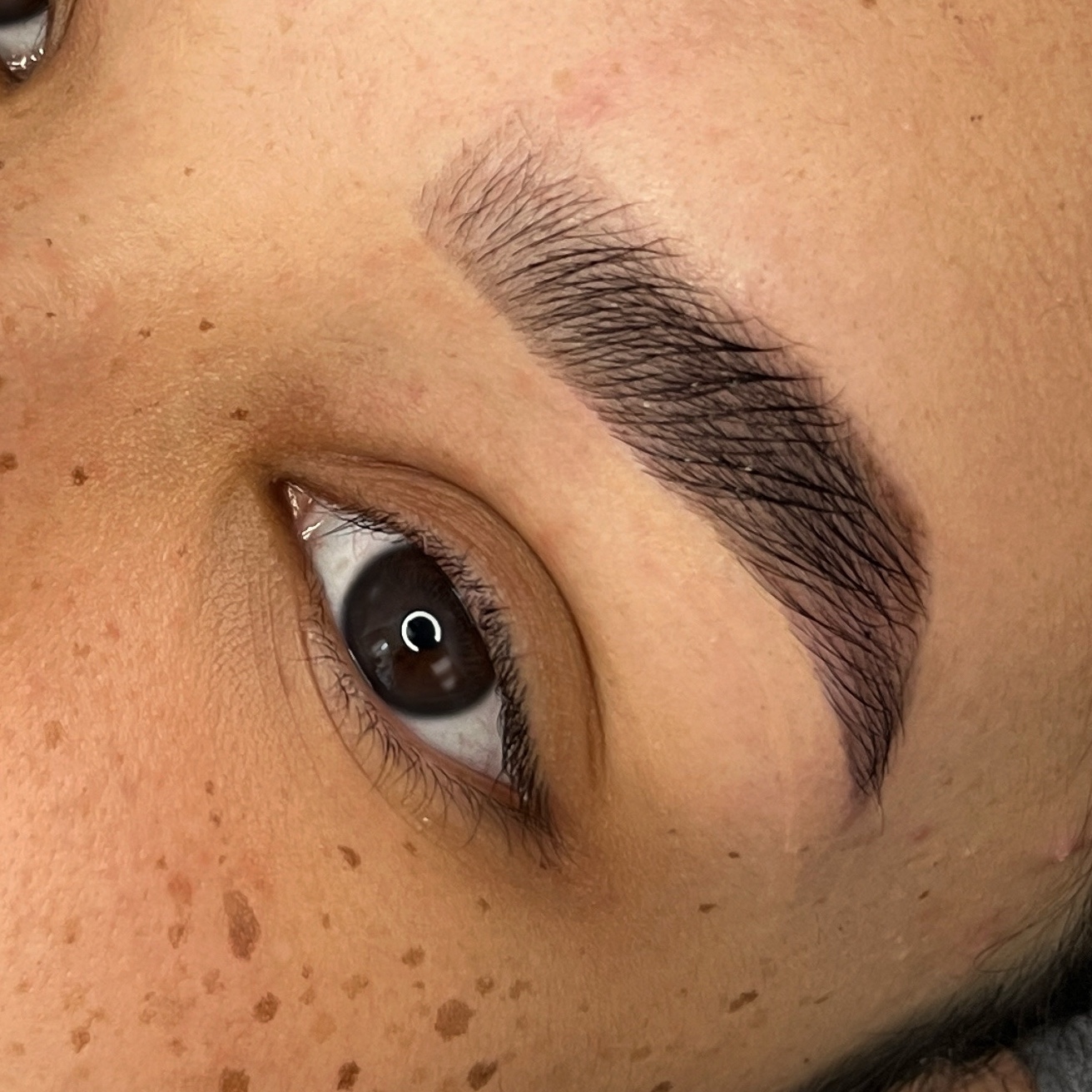 Design de sobrancelha com henna