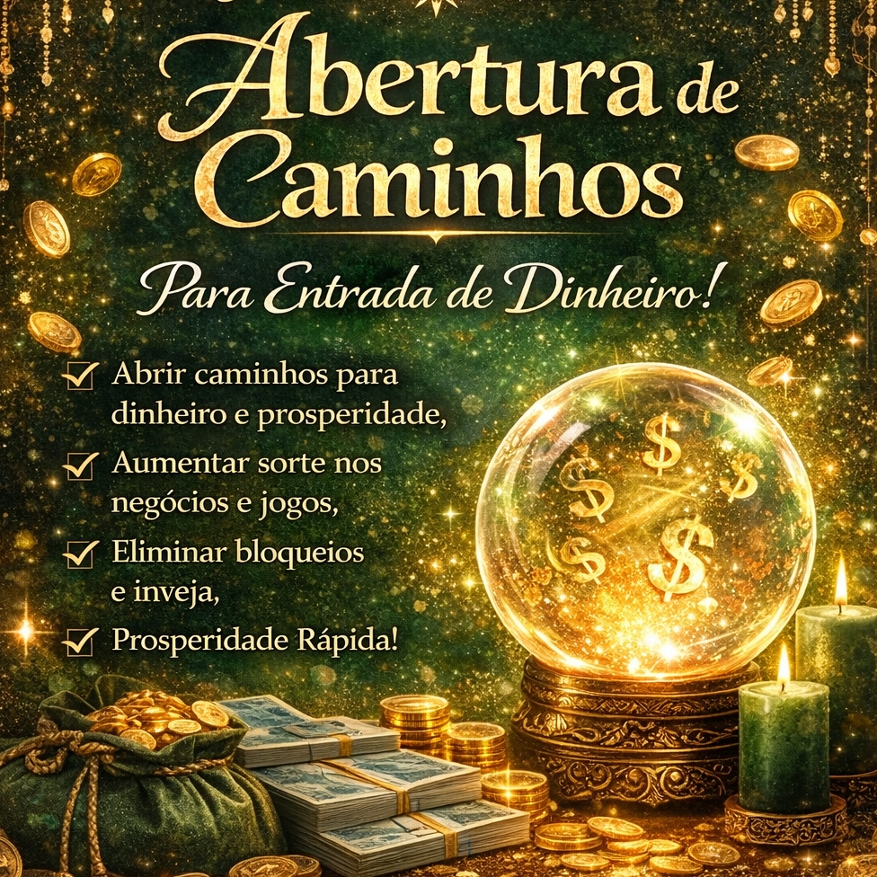 Limpeza espiritual mais abertura de caminho
