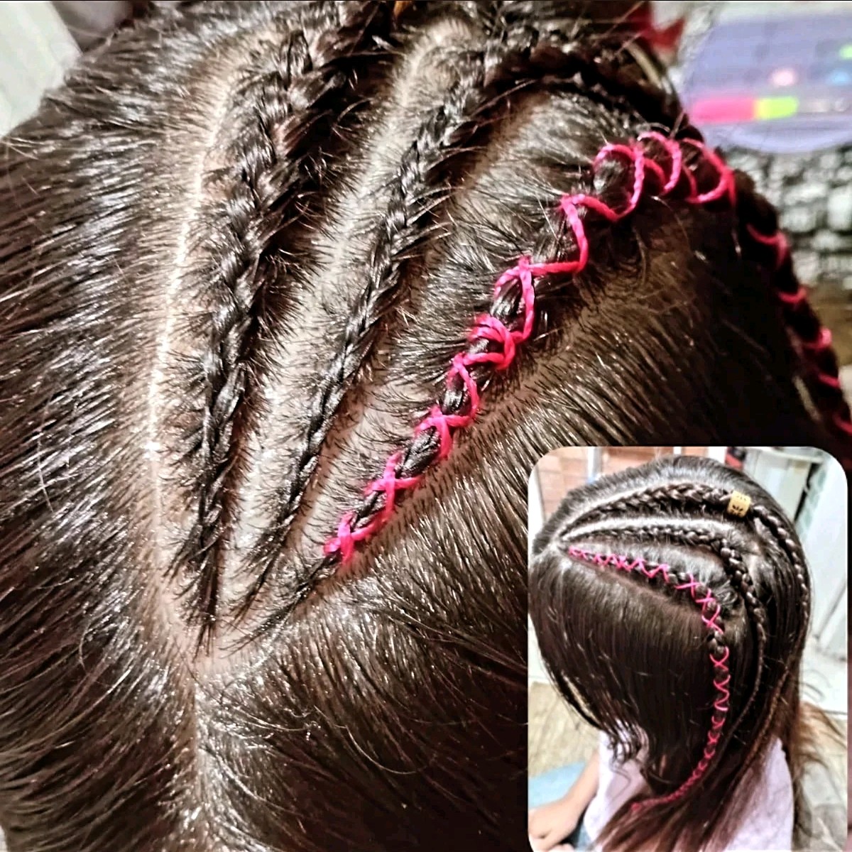 Nagô penteado