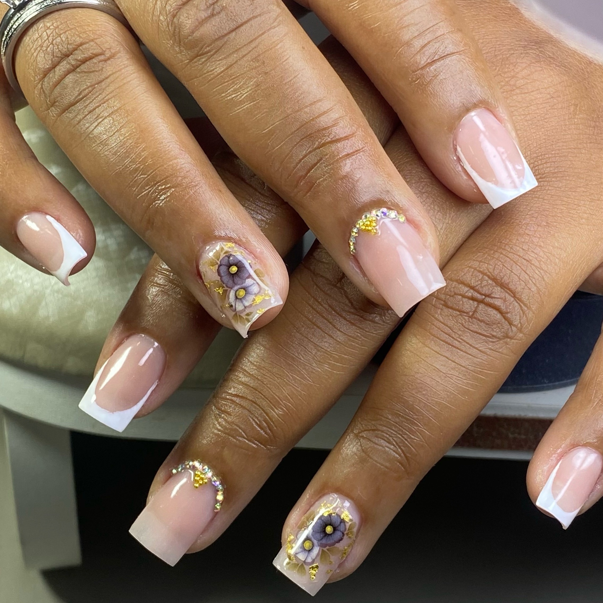 Aplicação com cuticulagem e esmaltaçao