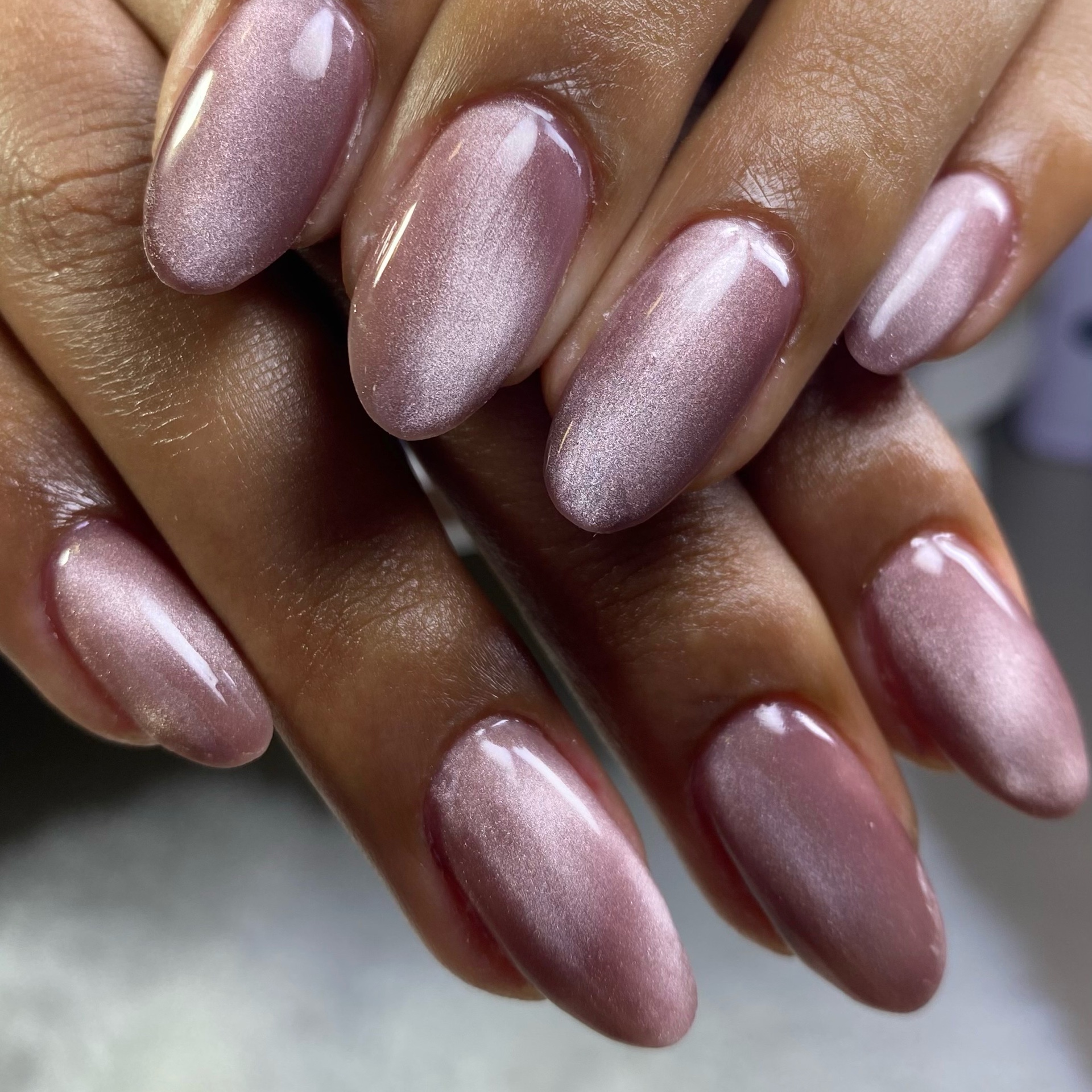 Esmaltação em Gel com esmalte magnético