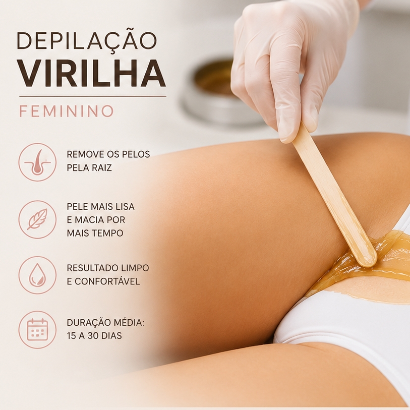 Virilha completa feminino