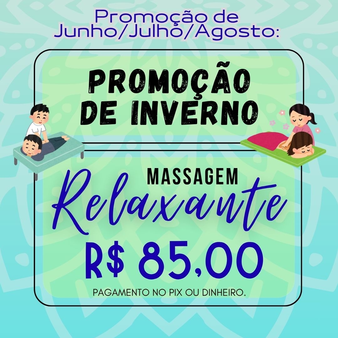 `01 Massagem Relaxante - PROMOÇÃO DE INVERNO`