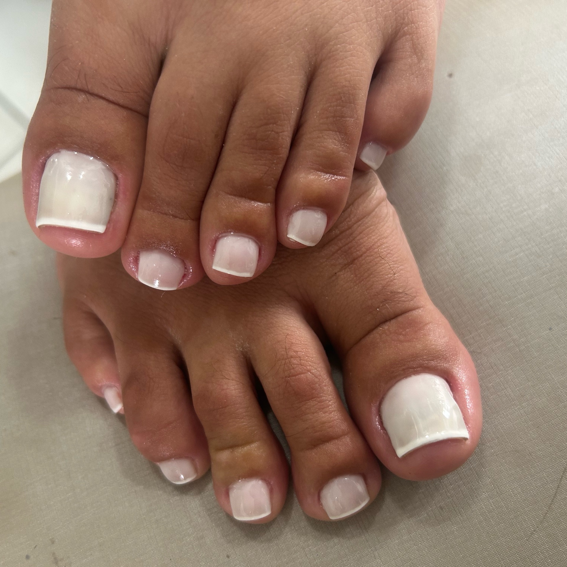 Pedicure esmaltação em gel