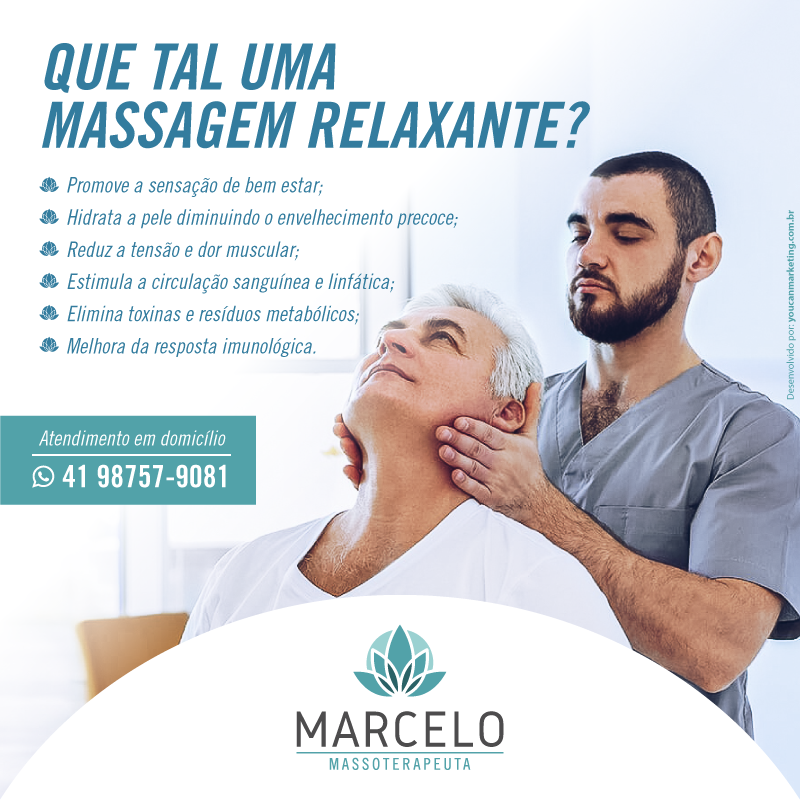 Massagem relaxante (Valor a consultar)