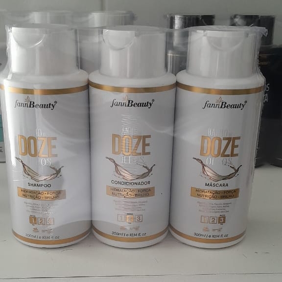Kit 12 Óleos fannbeauty