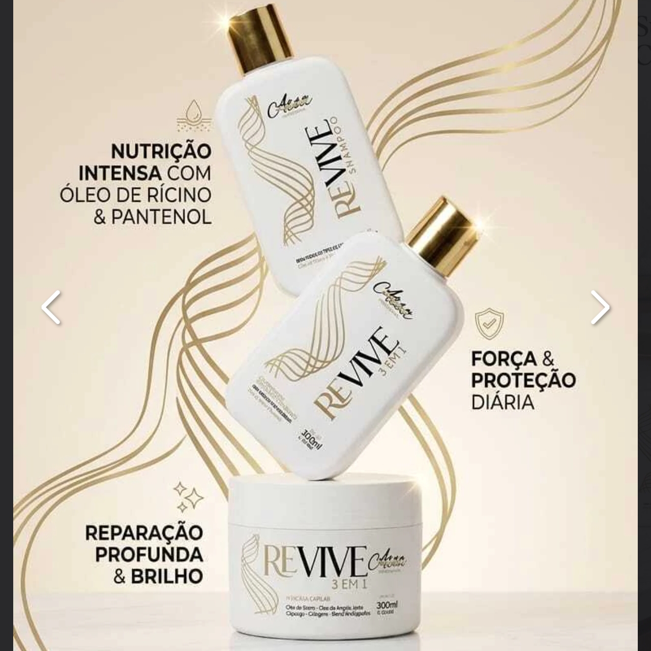 Kit home Care profissional revive seus cabelos
