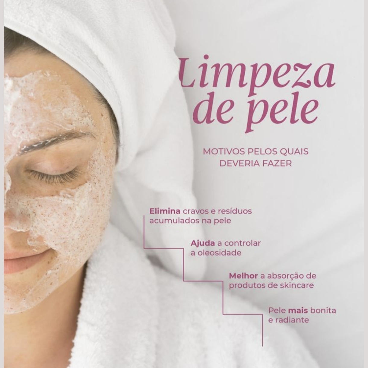 limpeza de pele