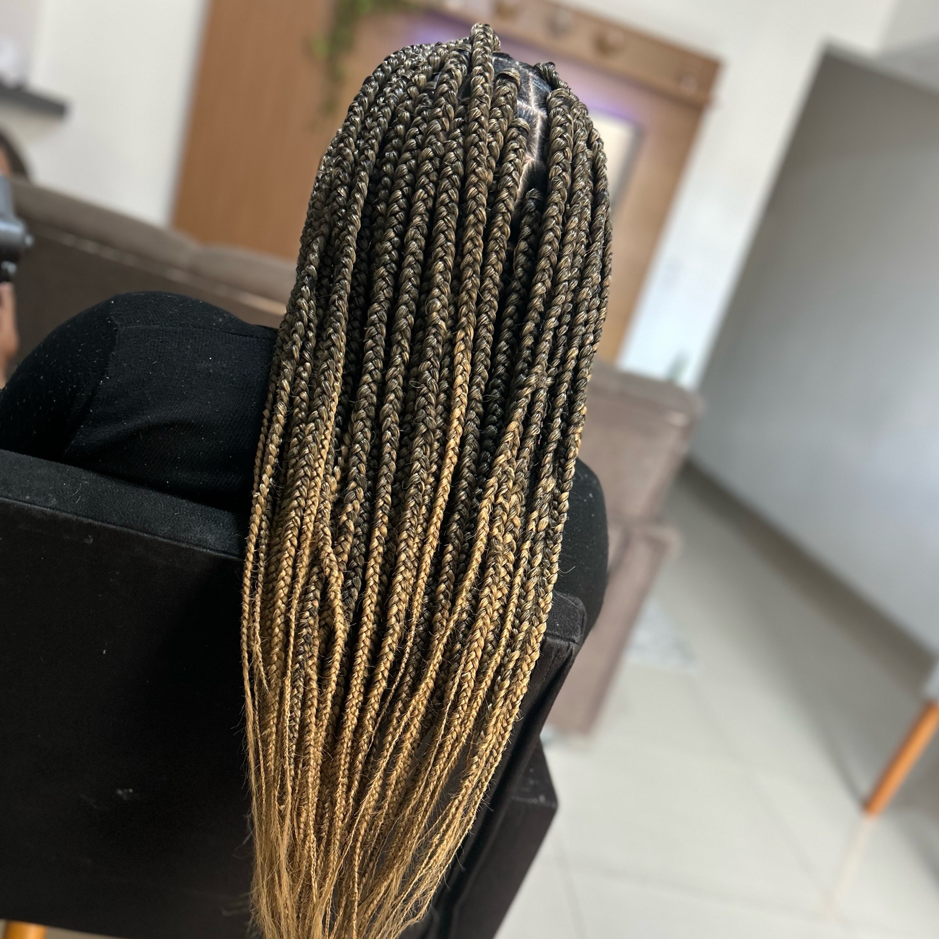 Box braids m com material