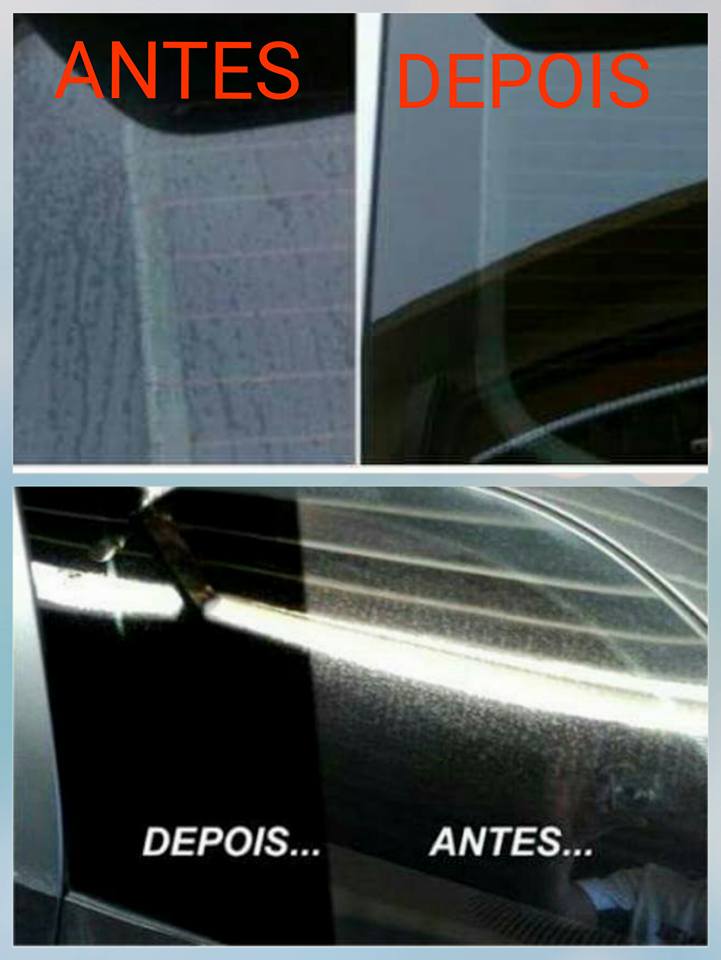 Remoção chuva acida dos vidros