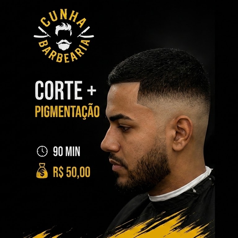 Corte + pigmentação