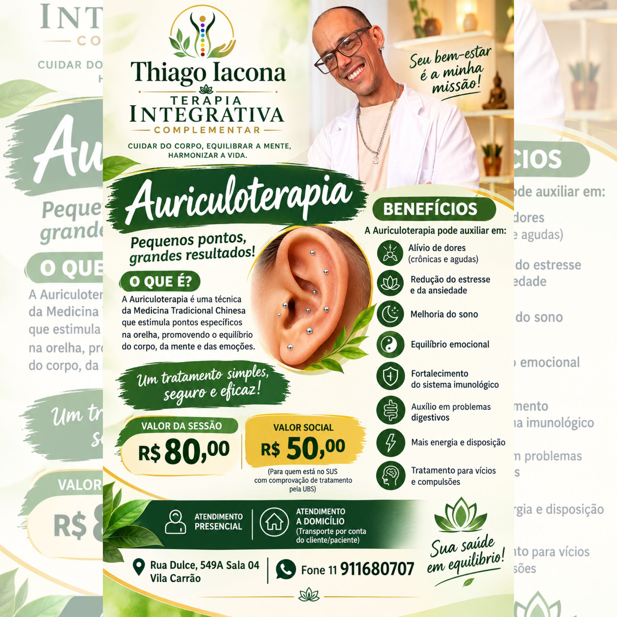 Auriculoterapia (avulsa)
