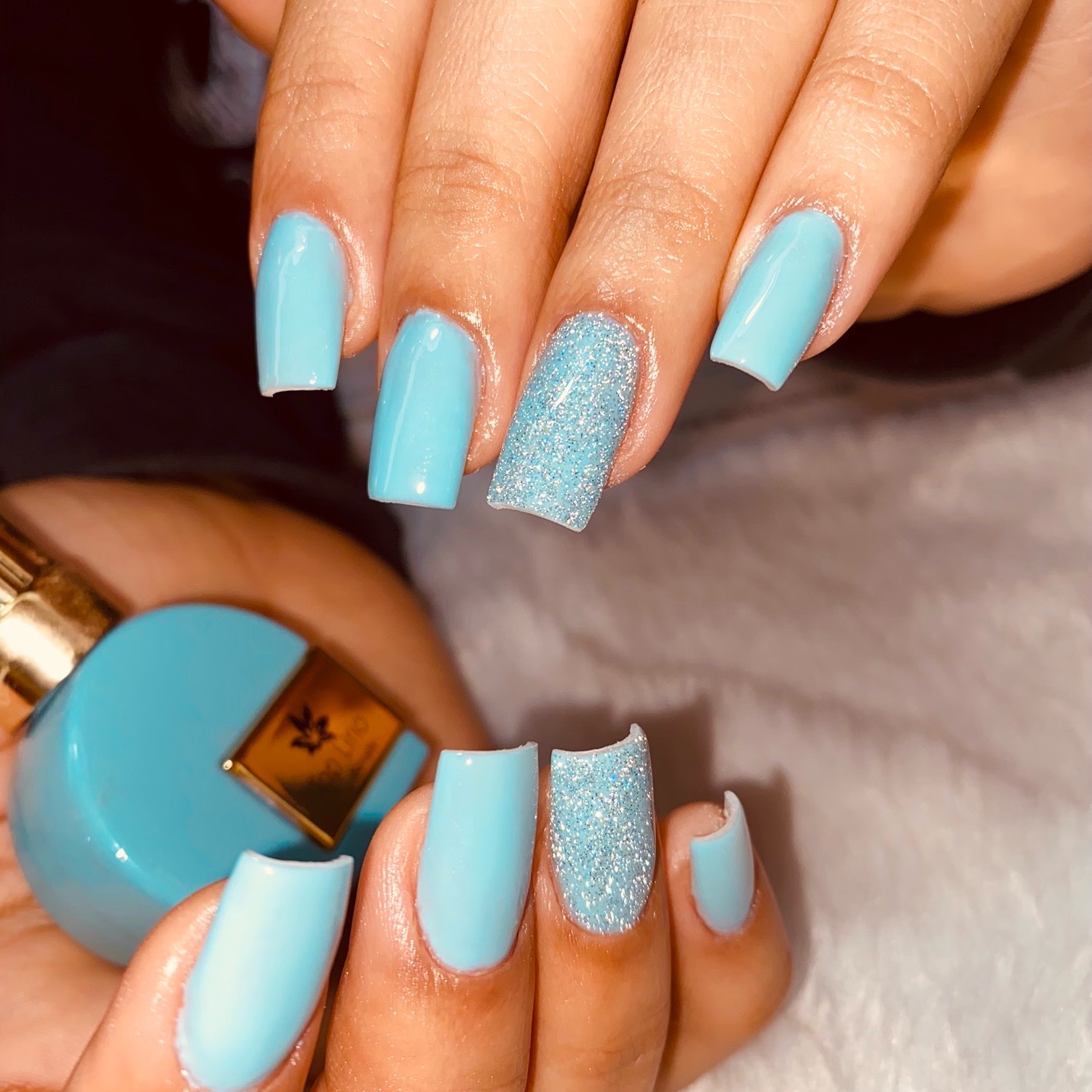 Aplicação com cuticulagem e esmaltaçao