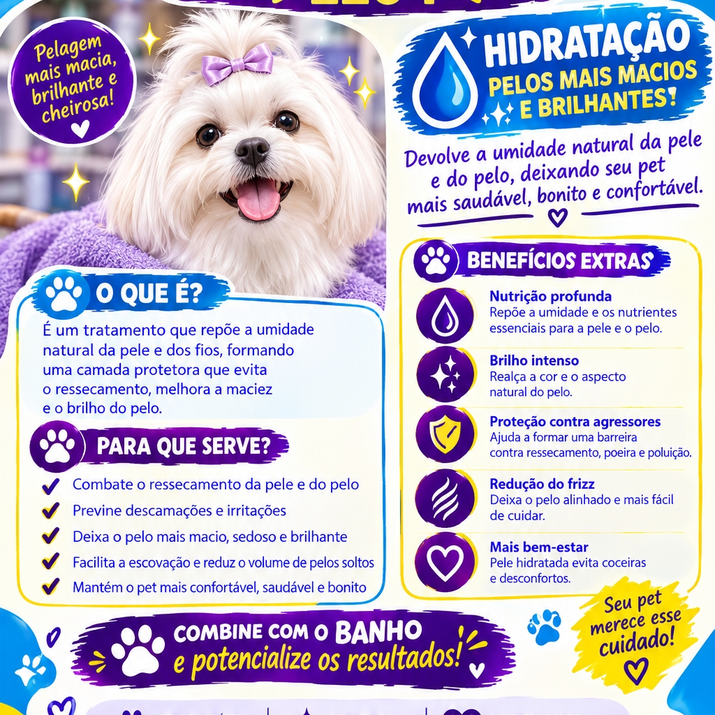 Hidratação PP, P, M e Felinos