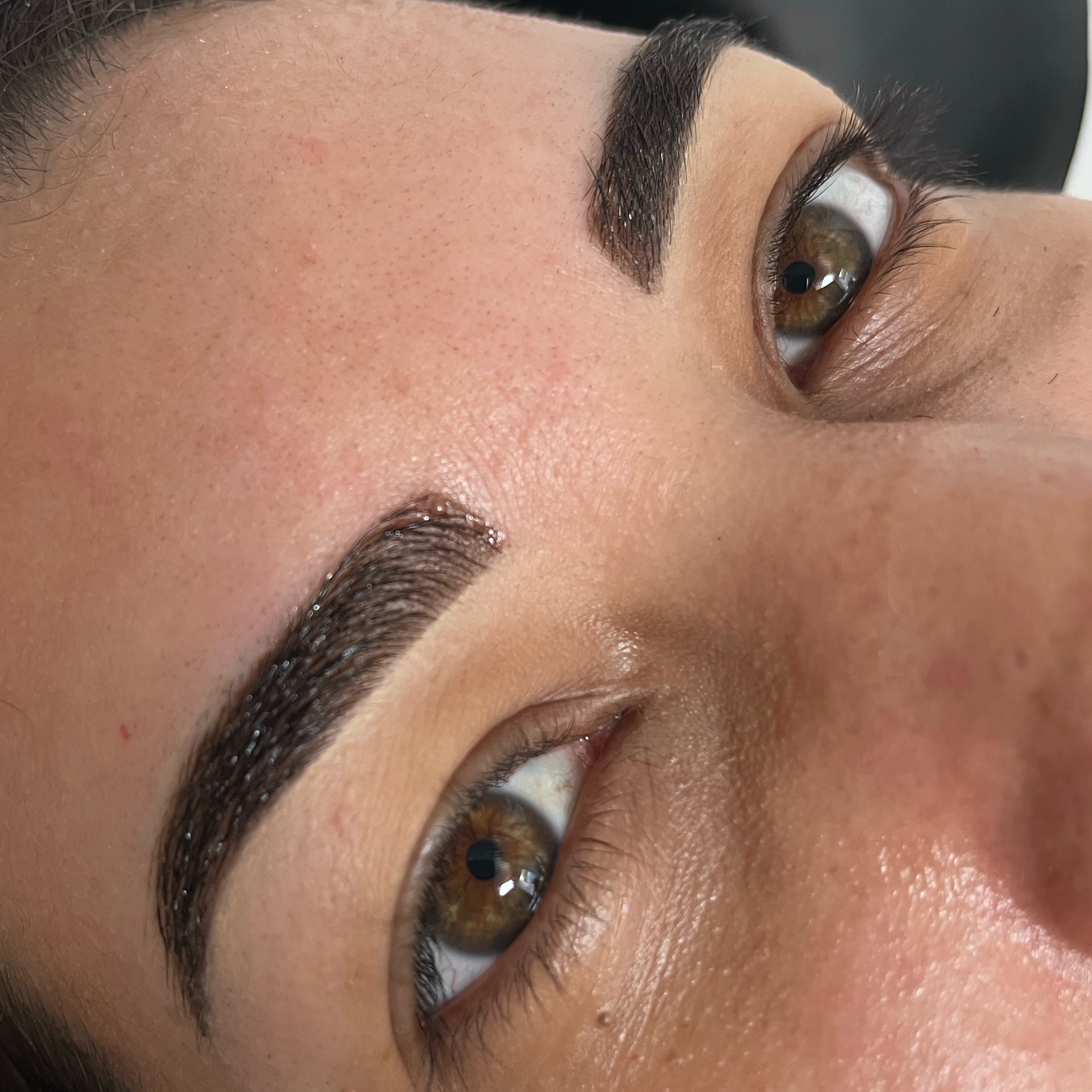 Desing de sobrancelha com henna