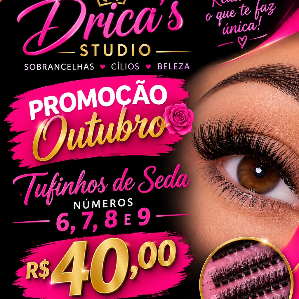Tufinhos de seda