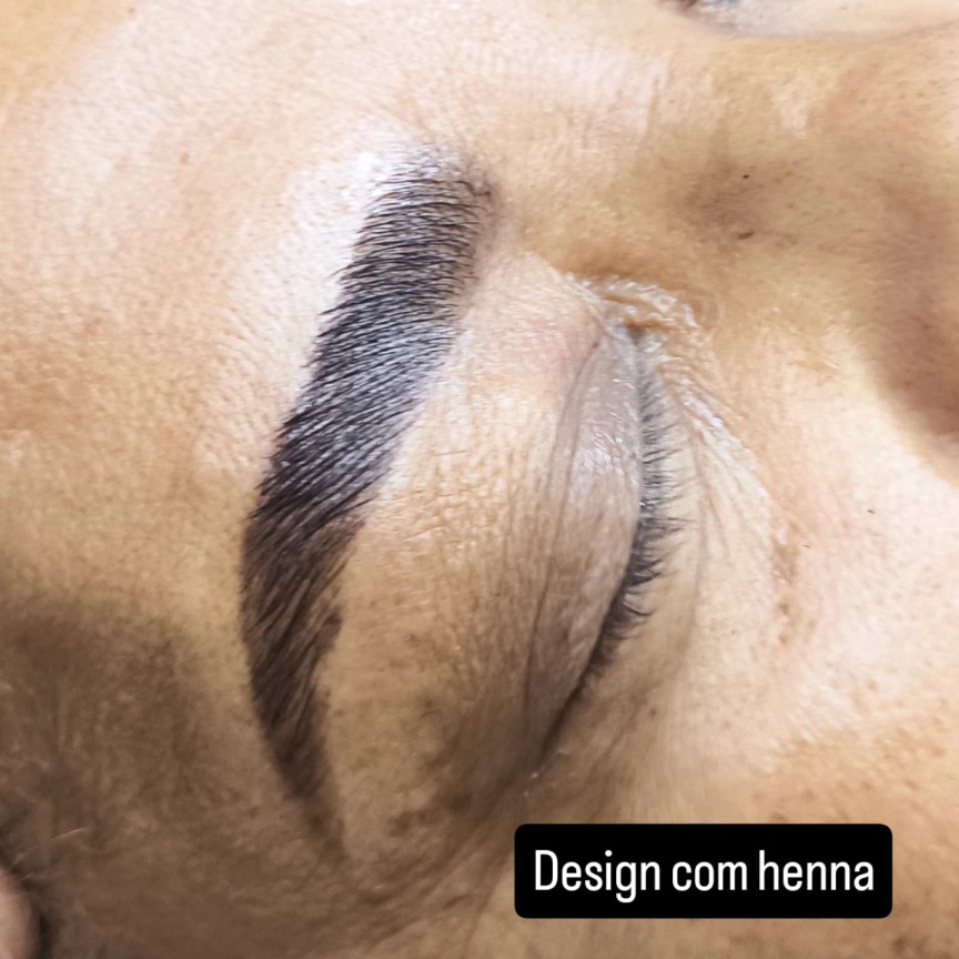 design de sobrancelhas+ henna